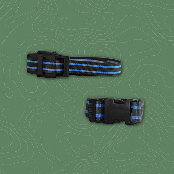 Halsband syntettextil med insticksls 130 cm