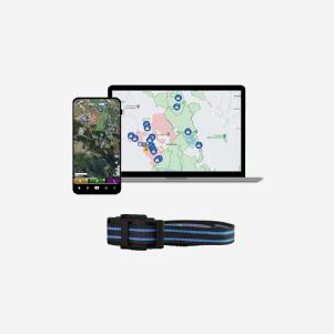 GPS-tagg Yabby3 med �rsabonnemang och djurhalsband