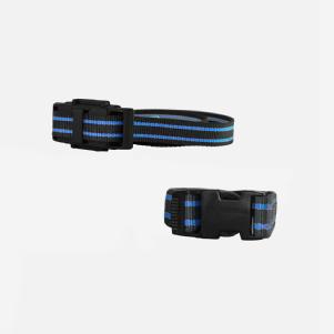 Halsband syntettextil med metallsp�nne 130cm
